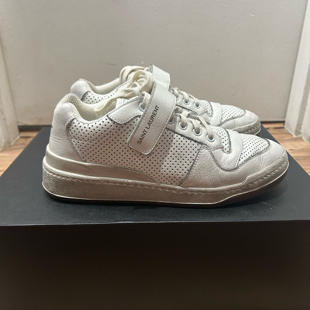 Saint Laurent SL24- leather sneakers